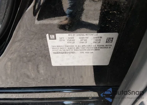 2014 Cadillac Cts Luxury from USA, damaged, VIN 1G6AX5SX9E0197851